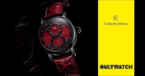 Charity-Versteigerung ONLY WATCH : Flying Regulator Red Passion von CHRONOSWISS