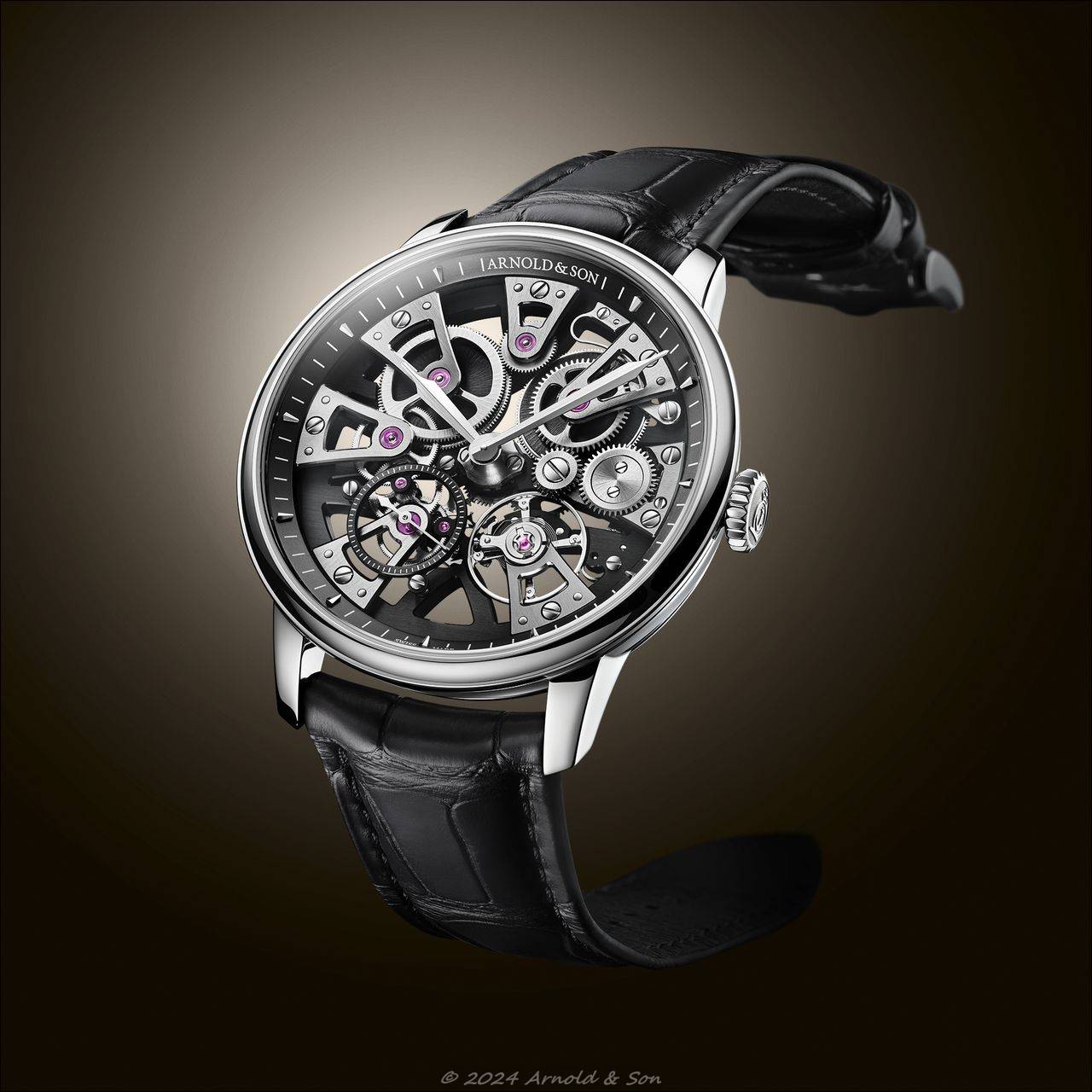 Arnold & Son: Nebula 40 Steel – Golden & Black Editions